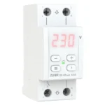 Daugiafunkcinė įtampos kontrolės relė ZUBR D2 RED 63A (vienfazė) su True RMS ir atmintimi