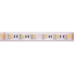 LED juosta 24V 19.2W/m hermetiška T formos IP67, RGB+WW, padidinto efektyvumo, PREMIUM AKTO