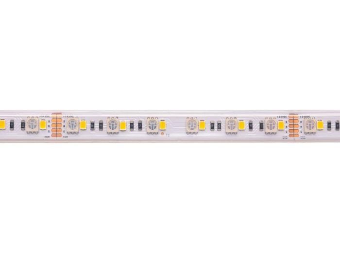 LED juosta 24V 19.2W/m hermetiška T formos IP67, RGB+WW, padidinto efektyvumo, PREMIUM AKTO - Image 2