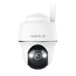 Reolink Go PT Ultra 4K 4G LTE belaidė apsaugos kamera | PTZ kamera su baterija, naktiniu matymu ir SIM kortelės palaikymu