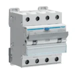 Kombinuotas automatinis jungiklis Hager ADM490C C40 30mA 4polis C 6kA 400V, A tipas
