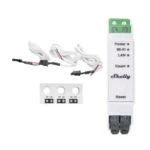 Shelly PRO 3EM-3CT63 trifazis elektros sąnaudų skaitiklis su Wi-Fi ir LAN jungtimis