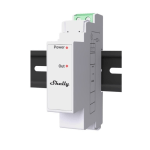 Shelly PRO 3EM Add-on jungiklis su sausu kontaktu (2 kanalai, iki 2 A)