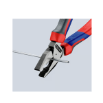 Didelės jėgos kombinuotos replės 180 mm Knipex 02 02 180 - Image 3