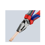 Didelės jėgos kombinuotos replės 180 mm Knipex 02 02 180 - Image 5