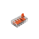 Universali laidų jungtis 5x0.5 - 6mm²(15vnt. pakuotė) WAGO 221-615/15