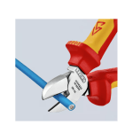Kandyklės elektrikams VDE 1000V 160mm Knipex 70 06 160 - Image 4