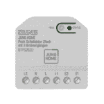 JUNG HOME Puck – 2 kanalų jungiklio aktuatorius su energijos matavimu ir 2 binariniais įėjimais