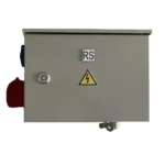 Statybinis elektros skydas įvadui IP44 1x16A 230V 1x32A 400V metalinis sukomplektuotas