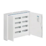 Metalinis elektros skydas 144-modulių, virštinkinis, IP44, Hager FWB43