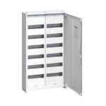 Metalinis elektros skydas 144-modulių, virštinkinis, IP44, Hager FWB62