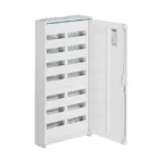 Metalinis elektros skydas 168-modulių, virštinkinis, IP44, Hager FWB72