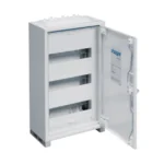 Metalinis elektros skydas 36-modulių, virštinkinis, IP44, Hager FWB31