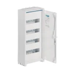 Metalinis elektros skydas 48-modulių, virštinkinis, IP44, Hager FWB41