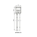 Viršįtampio ribotuvas rozetėms KIWA mPODA-275 275V/3kA - Image 2