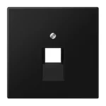 JUNG Kompiuterinio lizdo 1xRJ45 apdaila LS969-1UA SWM matinė juoda