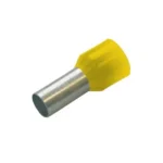 Izoliuotas laido antgalis, 6 mm², 12 mm, geltonas HAUPA 27081 (100vnt. pak.)