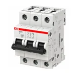 Automatinis jungiklis ABB S203-C6 6A 6kA 3polis, C tipas