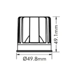 LED modulis NOVA MR16, 6 W, 3000 K, 36°, dimeriuojamas, IP54 - Image 3